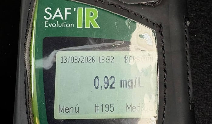 Etilómetro de la Policía Local en Los Barrios