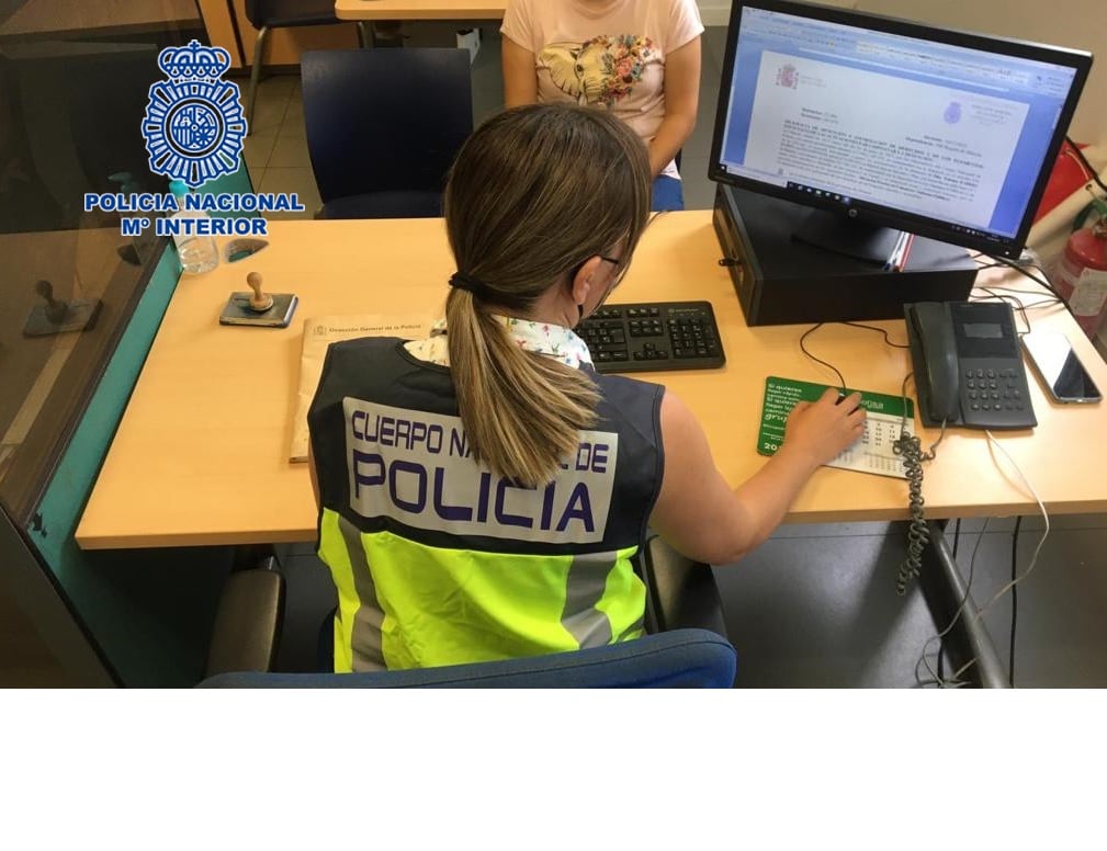 Investigadora de la Policía Nacional