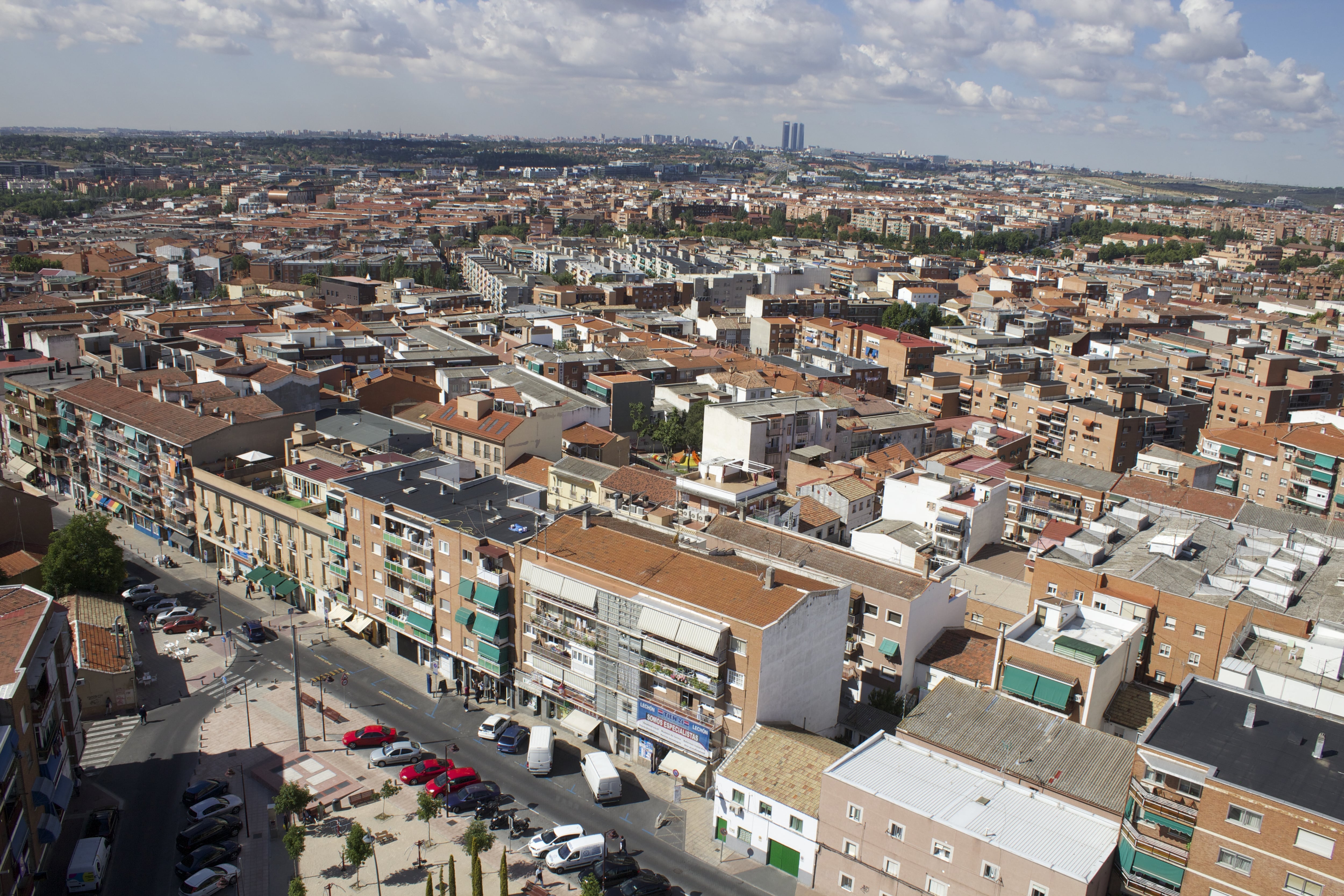 Vista aérea de San Sebastián de los Reyes