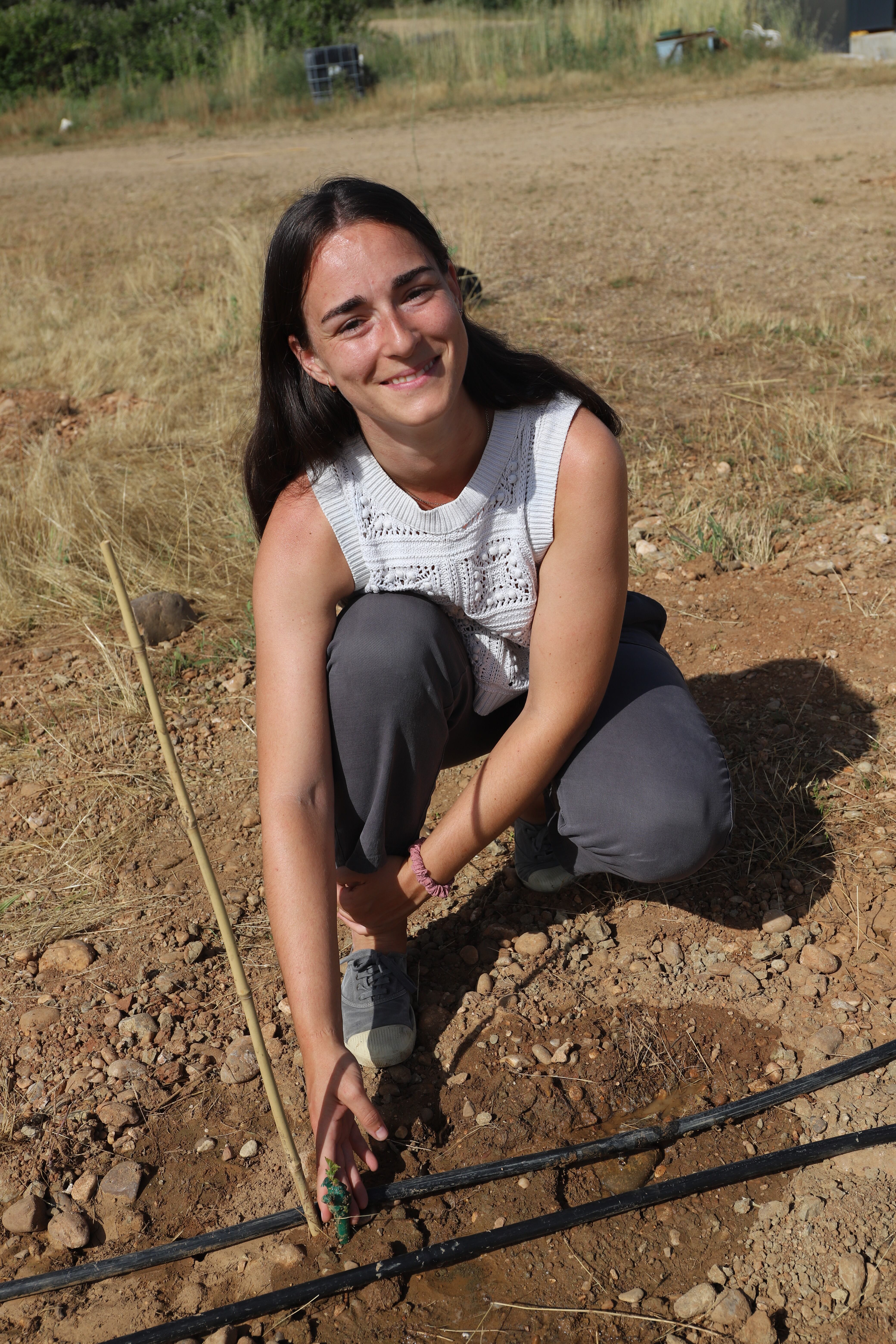 Beatriz Barcenilla en la sede de CERES RIH en Perales, Palencia