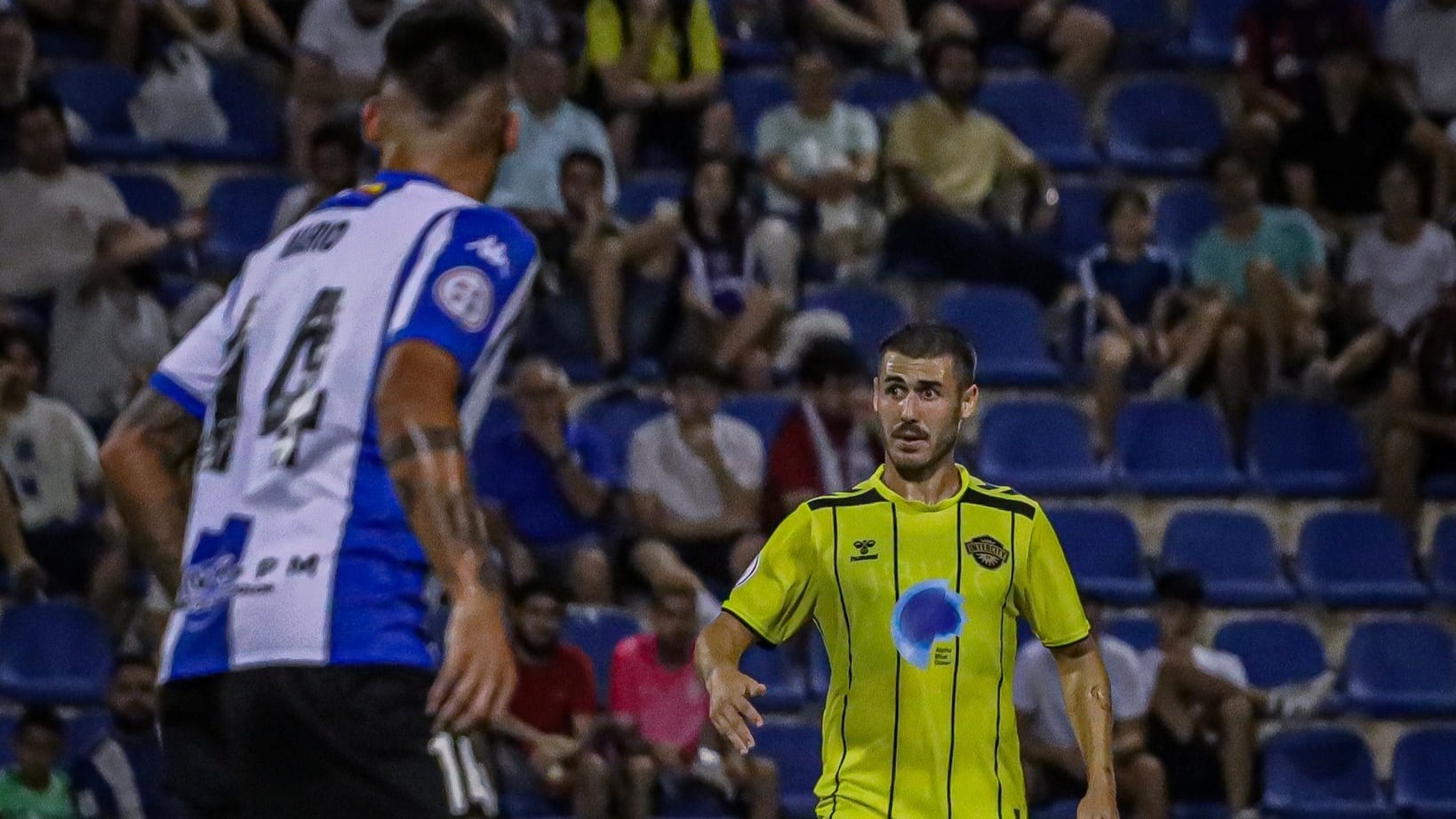 Imagen de archivo del partido entre Hércules e Intercity de la primera vuelta disputado en el Rico Pérez. Foto: CF Intercity