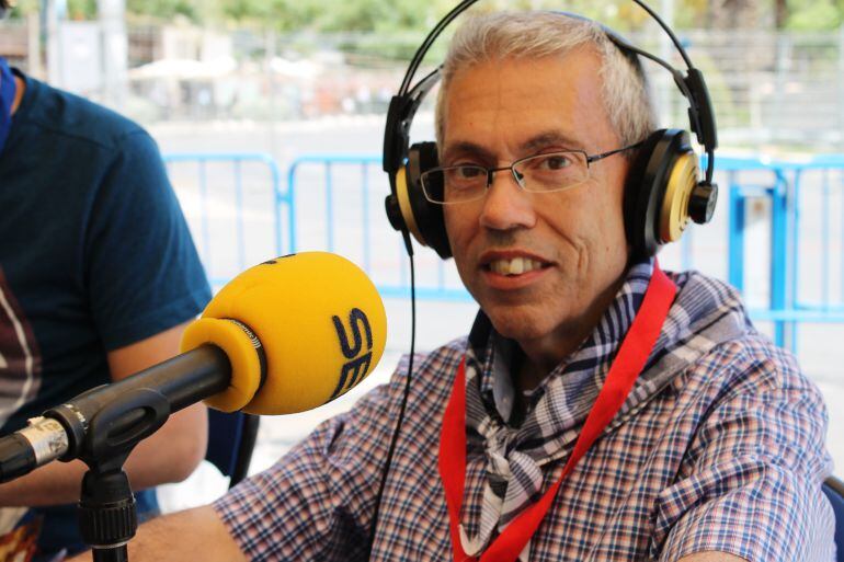 Josep Amand Tomás, presidente de la Foguera Seneca-Autobusos y de la Federació de Fogueres Especials