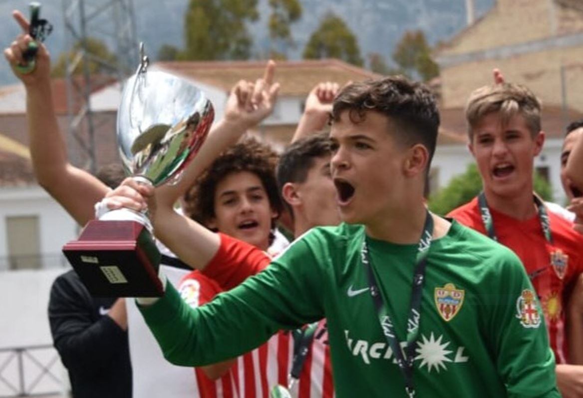 Bruno Iribarne en su primera etapa en el Almería.