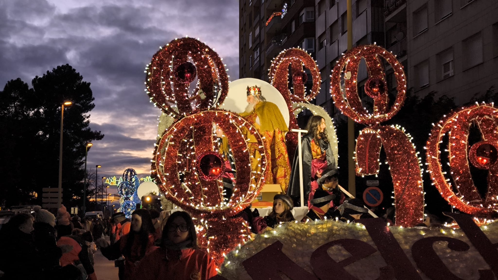 Un momento de la cabalgata