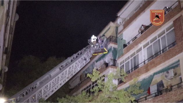 Rescate de los bomberos del SPEIS