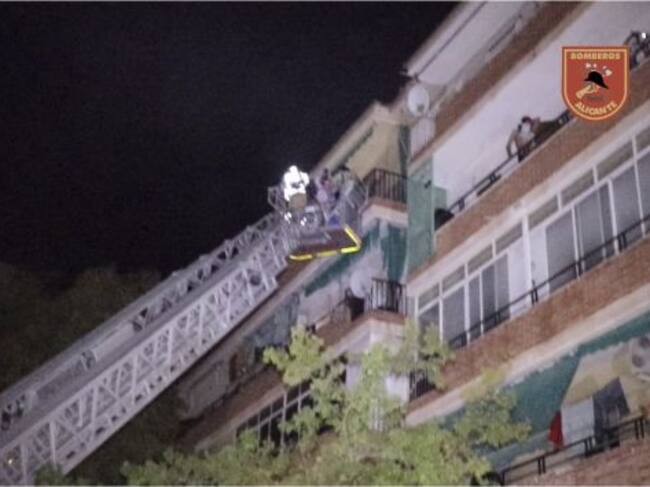 Rescate de los bomberos del SPEIS