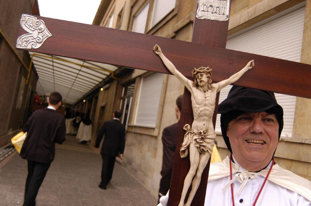 Semana Santa en Gijón, en una imagen de archivo