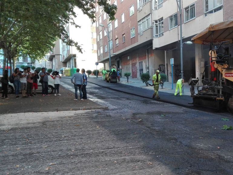 Francisco Guarido y Romualdo Fernández en la zona de Peña Trevinca