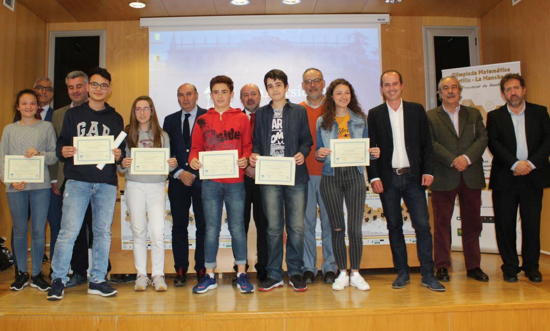 Ganadores Olimpiada Matemática de Guadalajara