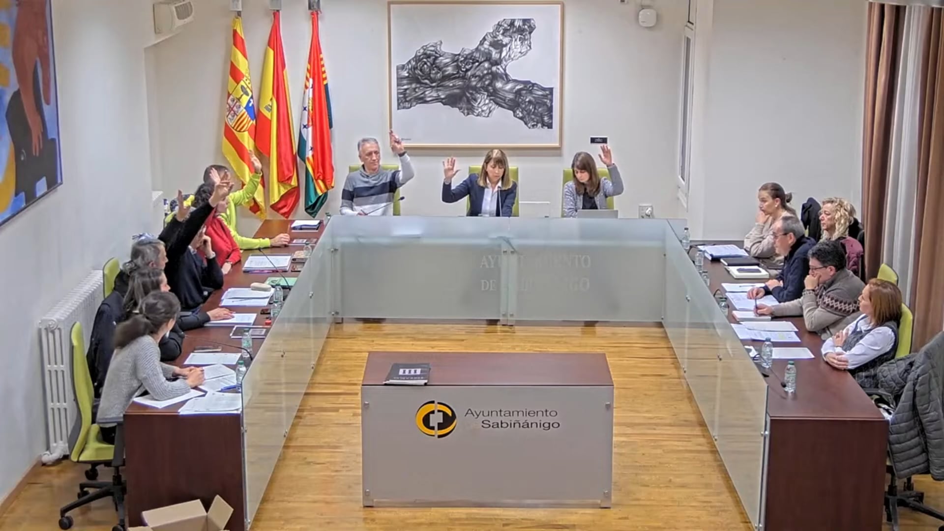 El pleno del ayuntamiento de Sabiñánigo aprobaba los presupuestos de 2025