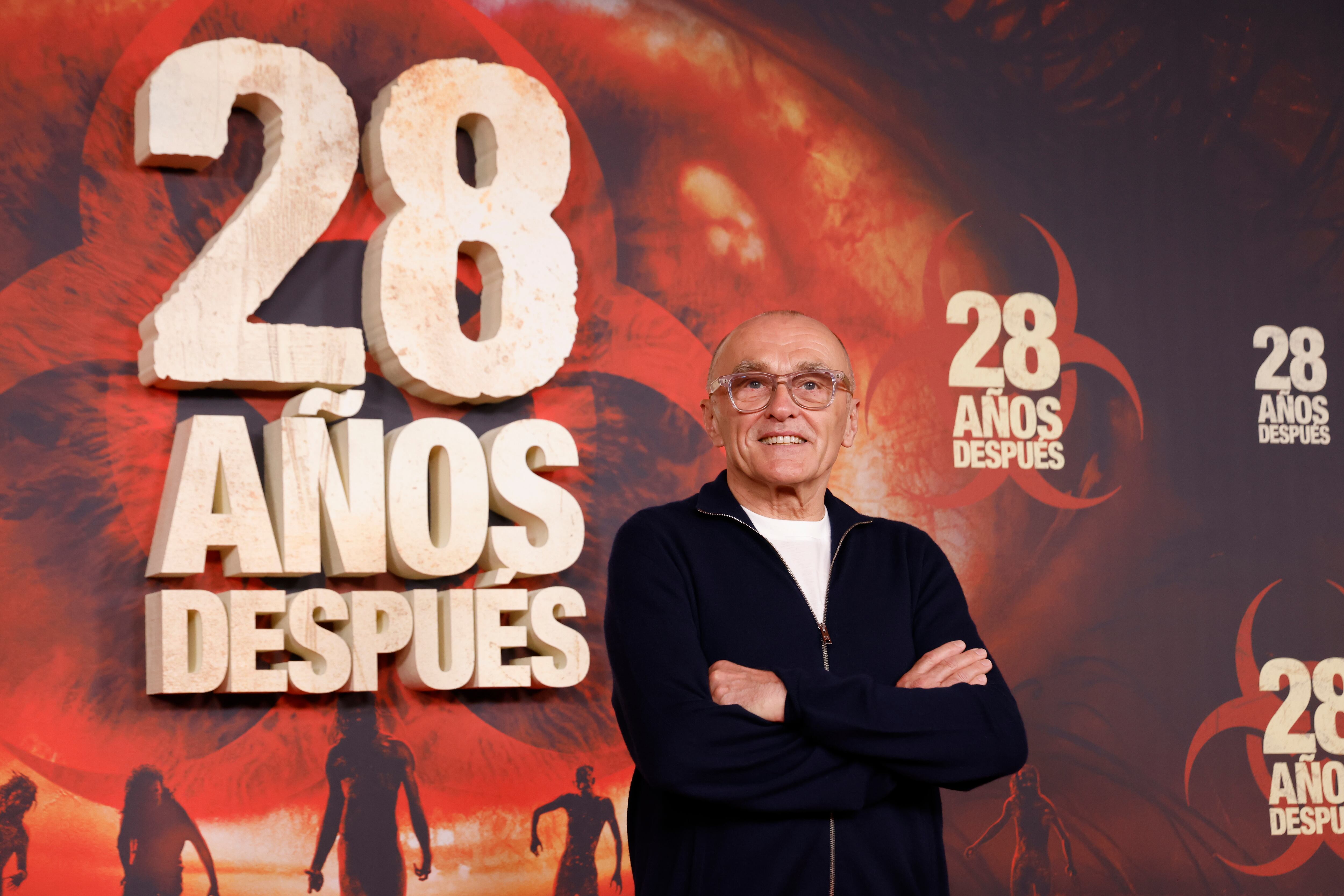 MADRID, 06/06/2025.- El director de cine Danny Boyle durante la presentación de su película &#039;28 AÑOS DESPUÉS&#039;, este viernes en Madrid. EFE/Blanca Millez
