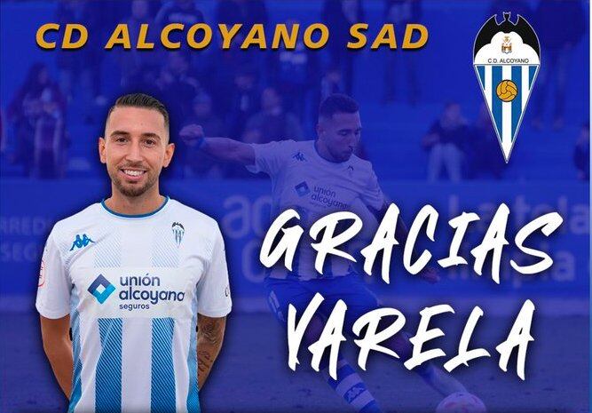 Varela causa baja en el Alcoyano