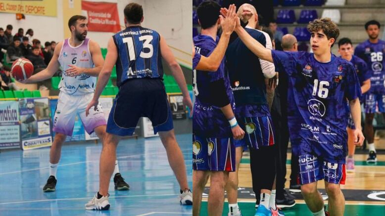 Ramón Mas (izquierda) y David Cabrera (derecha), últimos fichajes que completan el equipo masculino del Eset Ontinet para la temporada 2025/2026