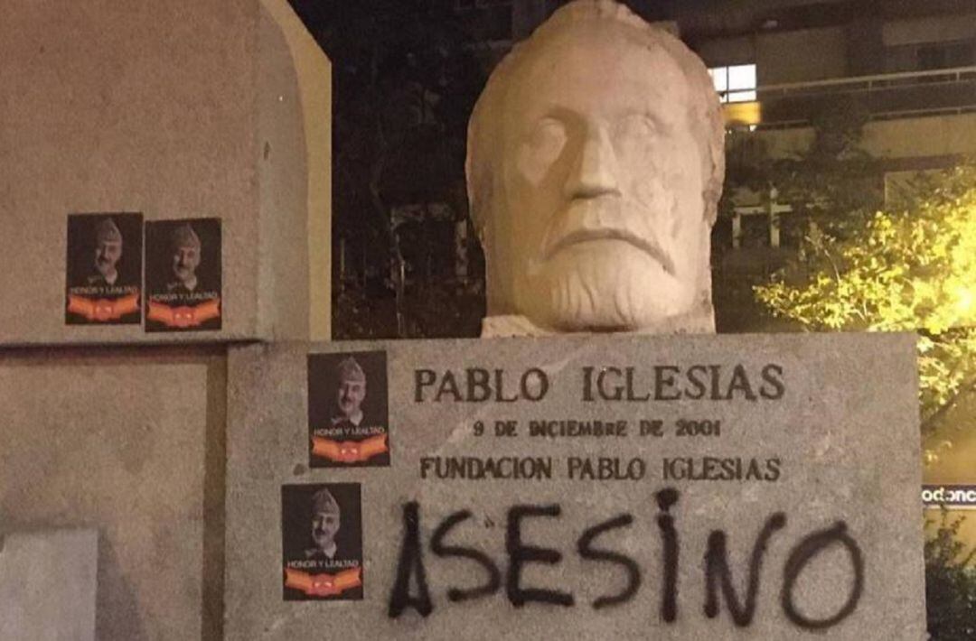 Monumento homenaje a Pablo Iglesias en ChamberíÍ