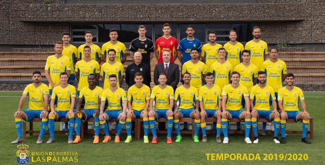 Plantilla de la UD Las Palmas.