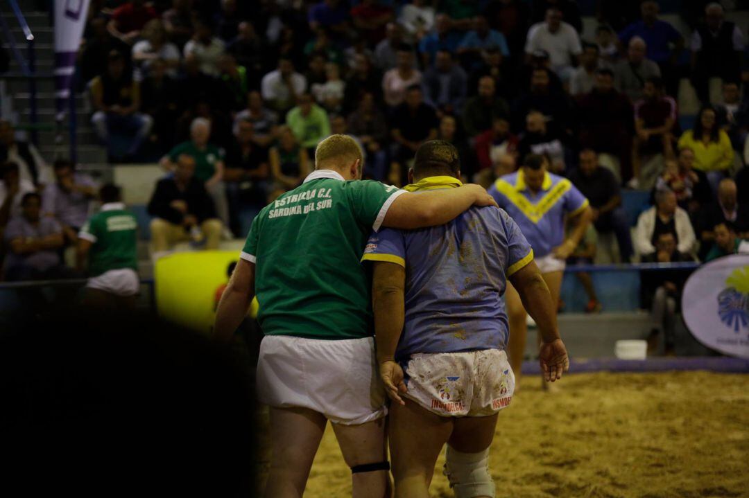 Imagen de una luchada.