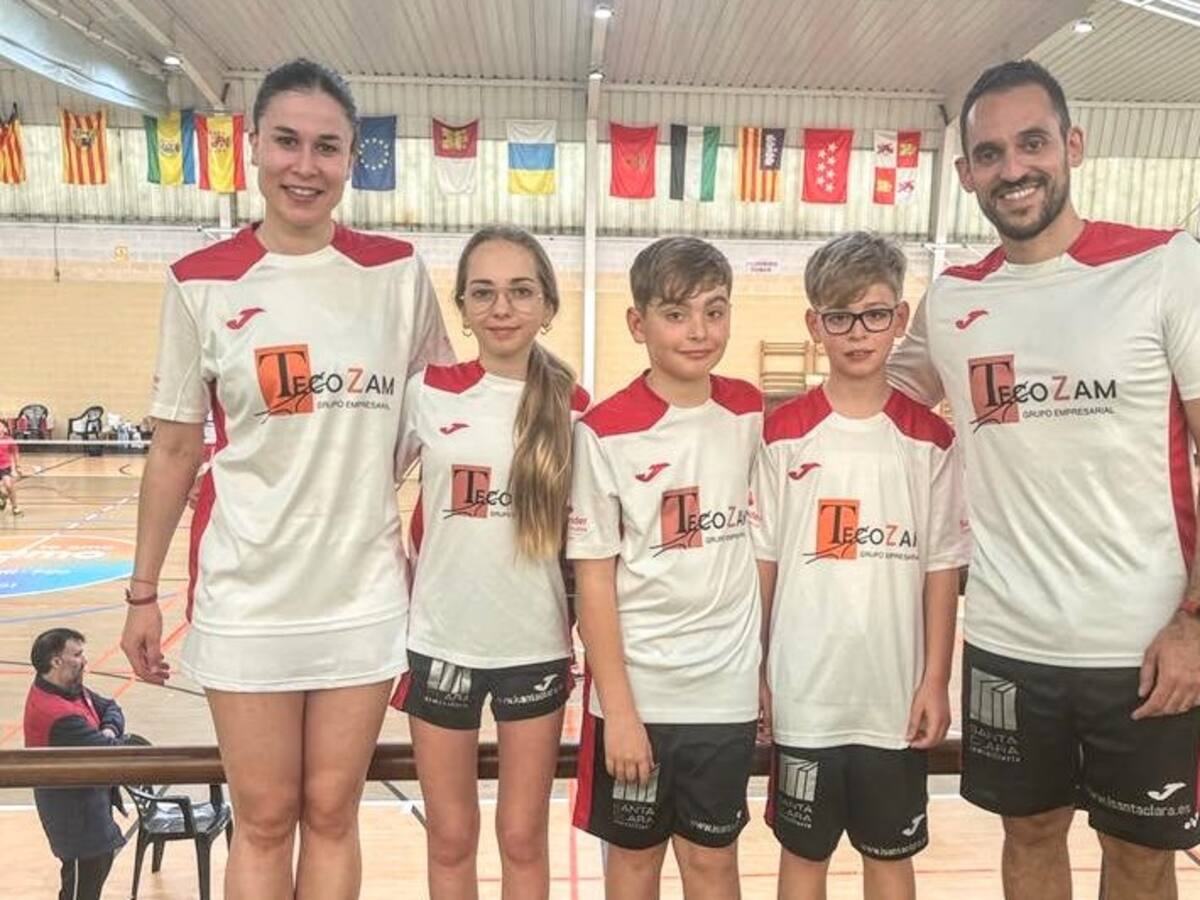 El Bádminton Zamora cierra el fin de semana con siete medallas
