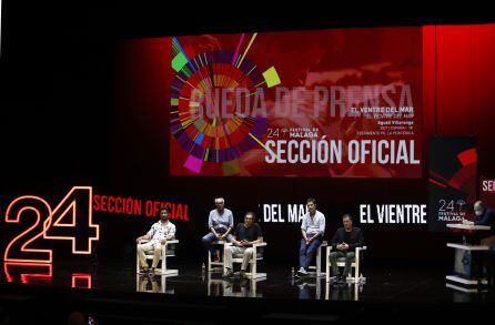 Rueda de prensa de El vientre del mar en el Festival de Málaga