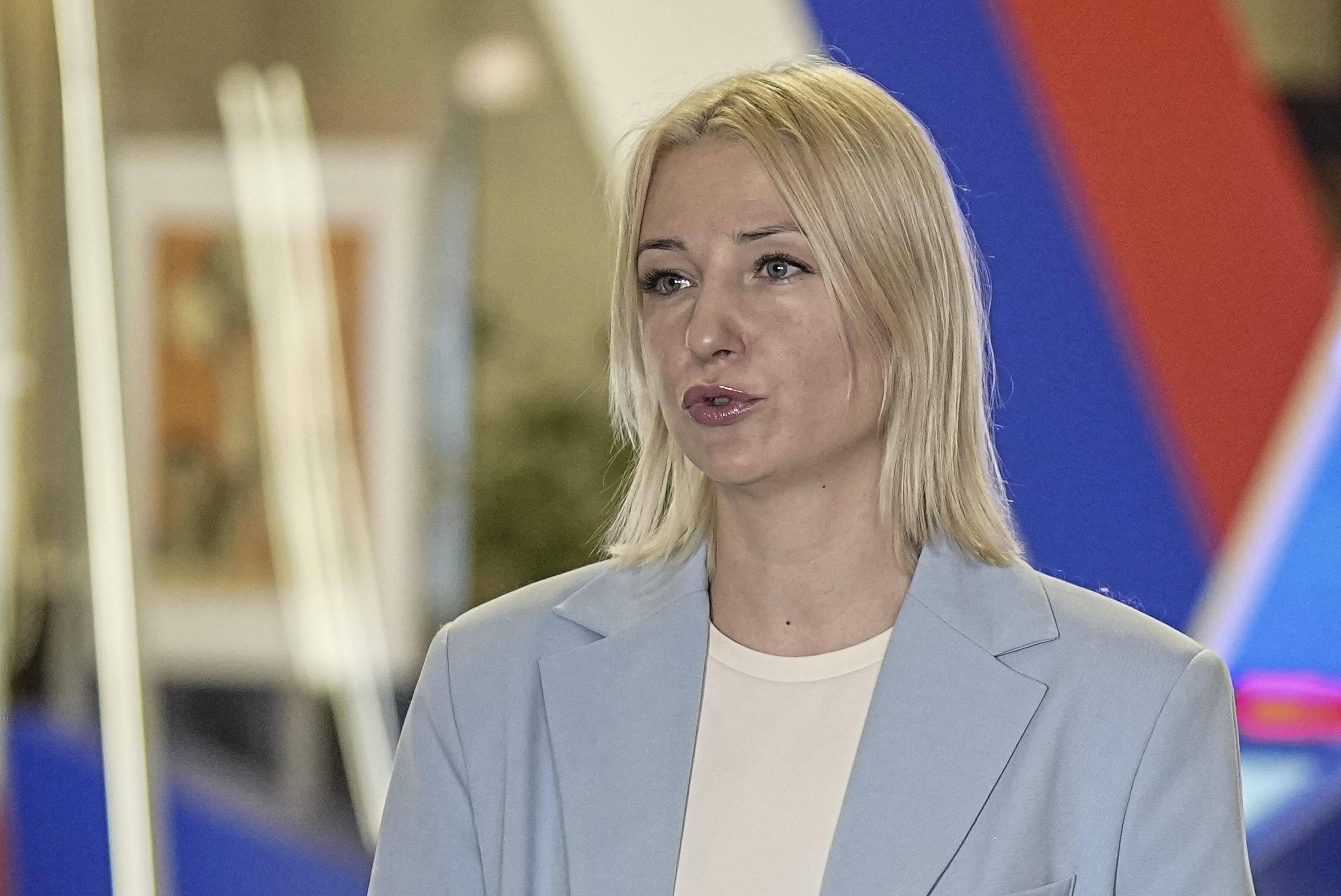 La periodista opositora a Putin, Yekaterina Duntsova