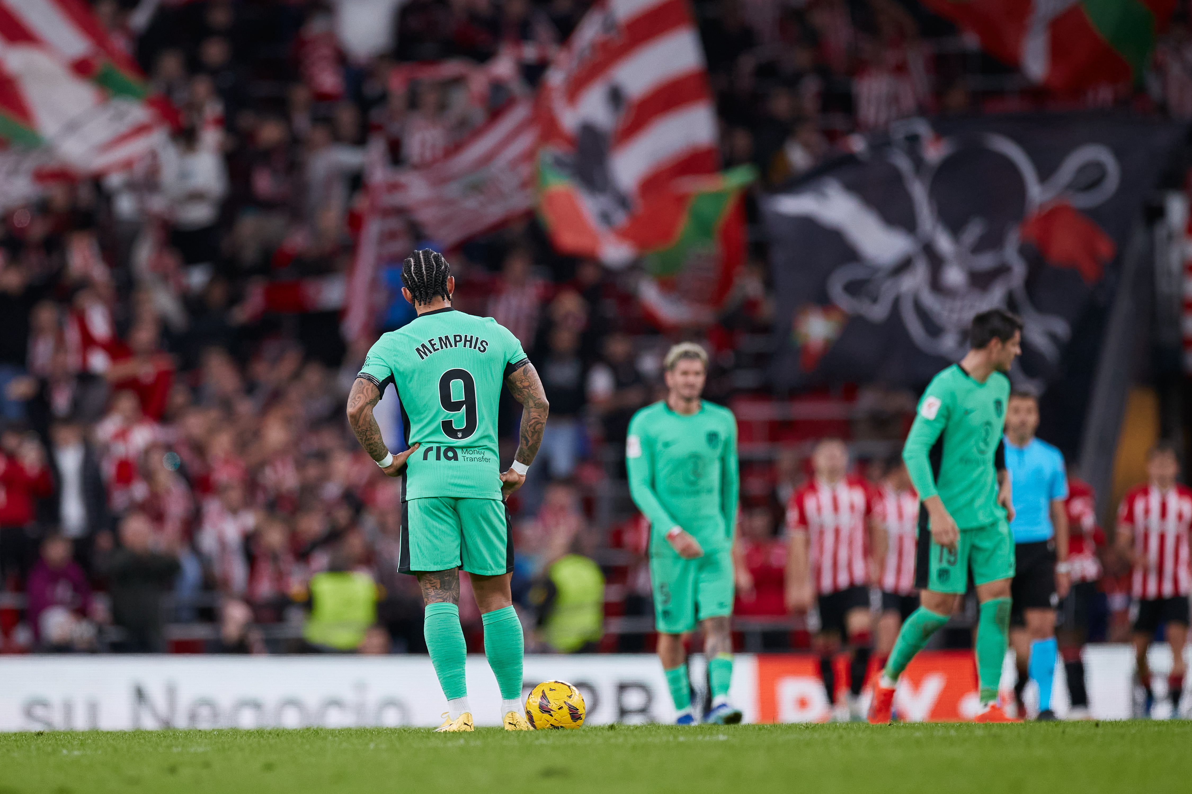 Imagen del partido de Liga en San Mamés entre Athletic Club y Atlético de Madrid. (Photo By Ricardo Larreina/Europa Press via Getty Images)