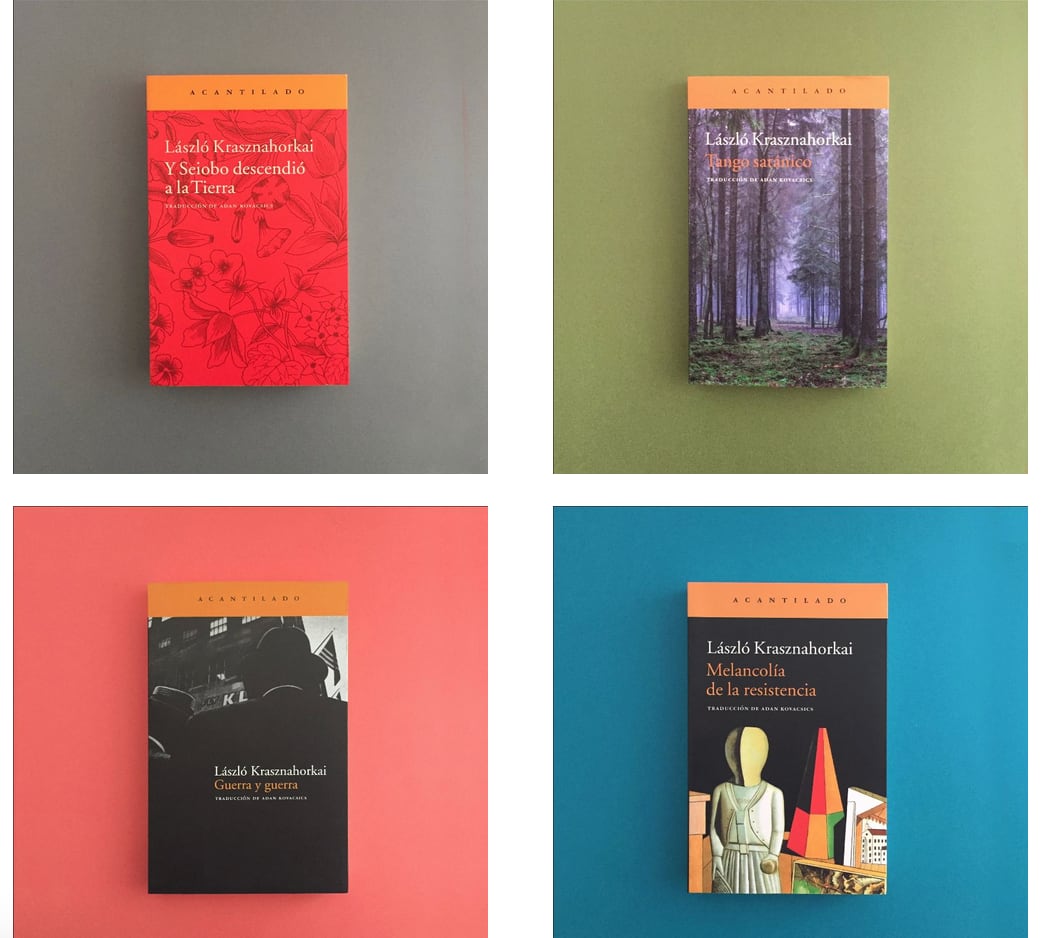 Libros de László Krasznahorkai publicados por Acantilado