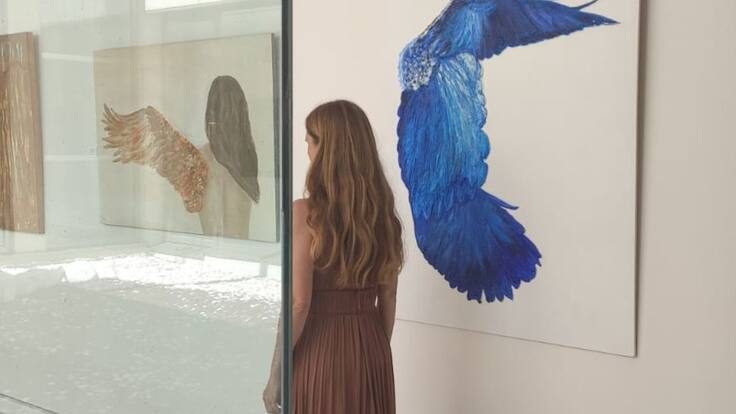 Cristina Harillo vuela con sus alas en el Cruz Herrera de La Línea