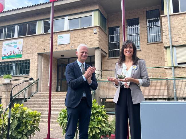 El CEIP Varia, del barrio logroñés de Varea, recibe la Estrella de Europa.