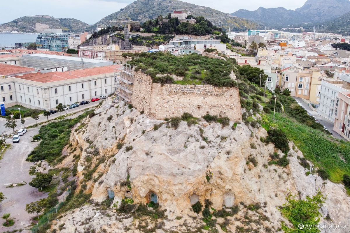 Obras de restauración del Fuerte de Despeñaperros en Cartagena