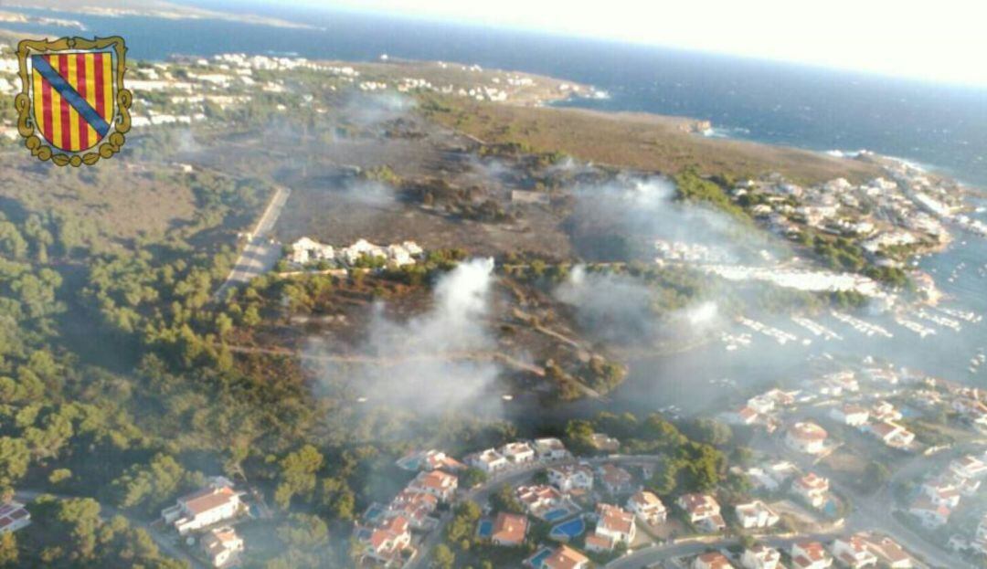 L'incendi de Coves Noves el setembre de 2016 va ser el darrer foc important que va patir Menorca.