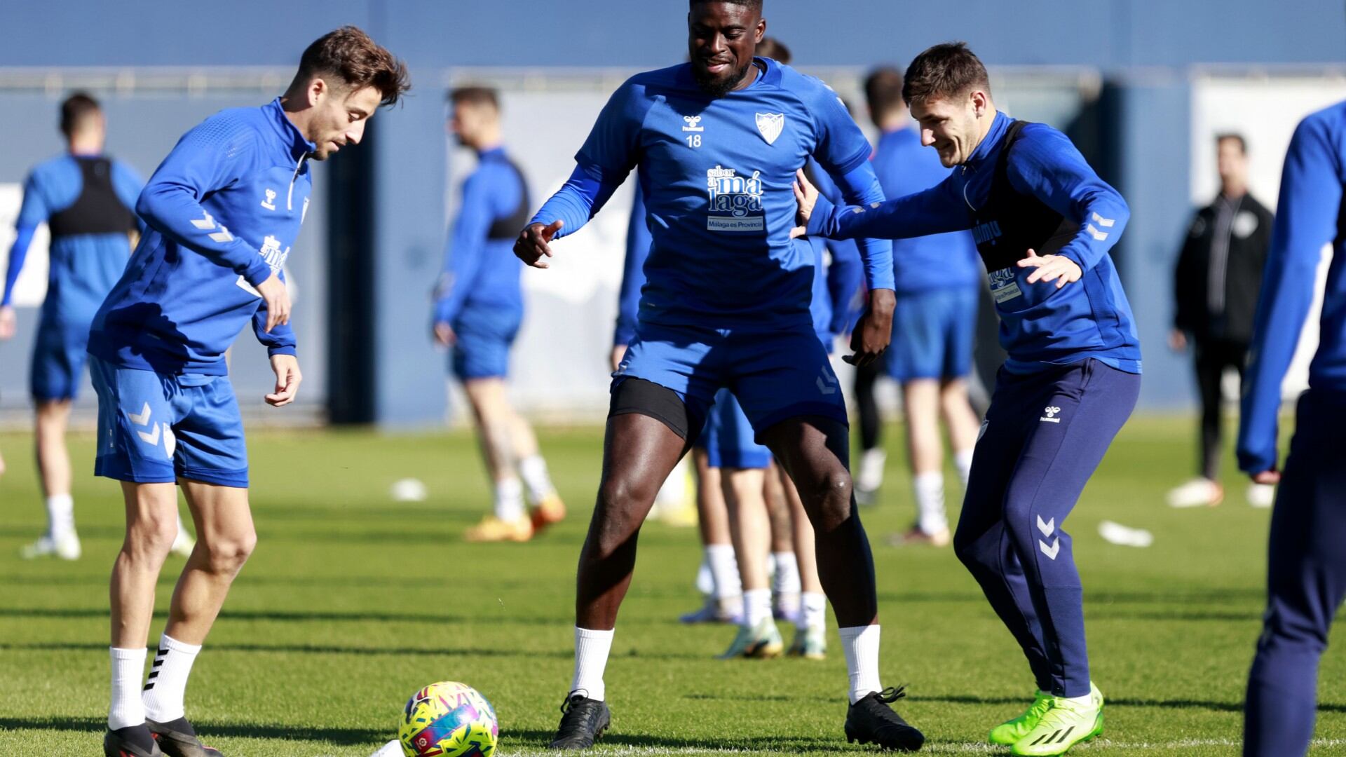 El Málaga entrenó este jueves en el anexo de La Rosaleda sin Genaro Rodríguez, Alberto Escassi y Ramón Enríquez, lesionados