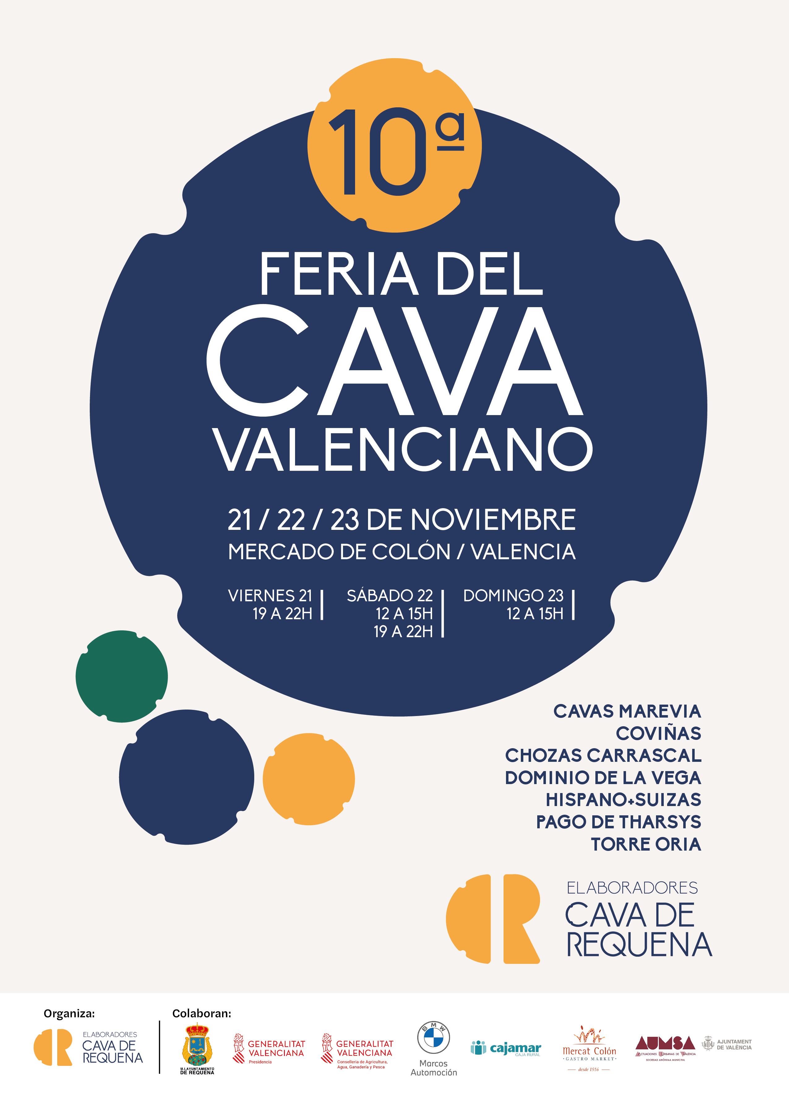 Cartel Décima Feria Cava Valenciano