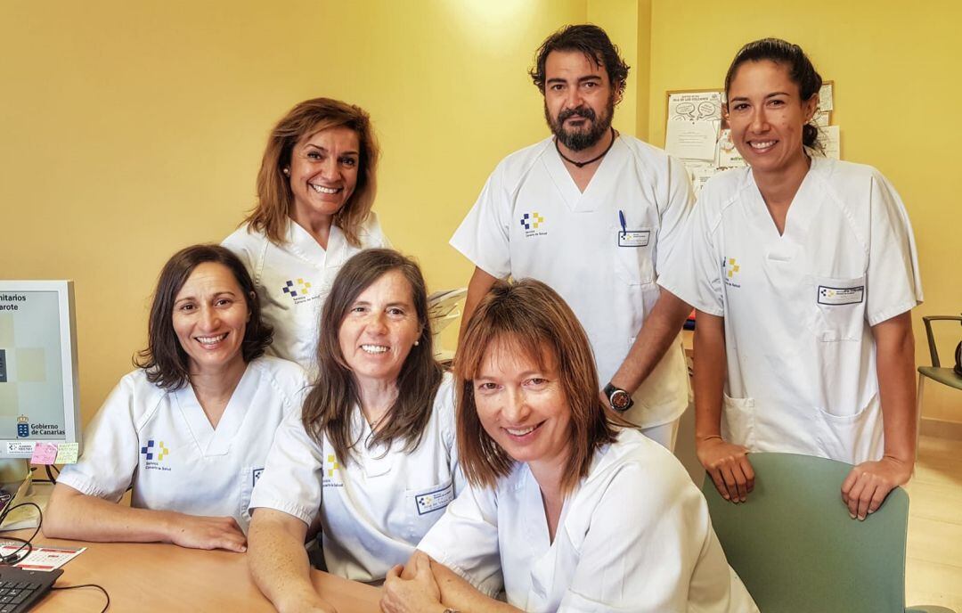 El equipo de enfermeras del Programa de Cuidados para la Atención Domiciliaria de Lanzarote.