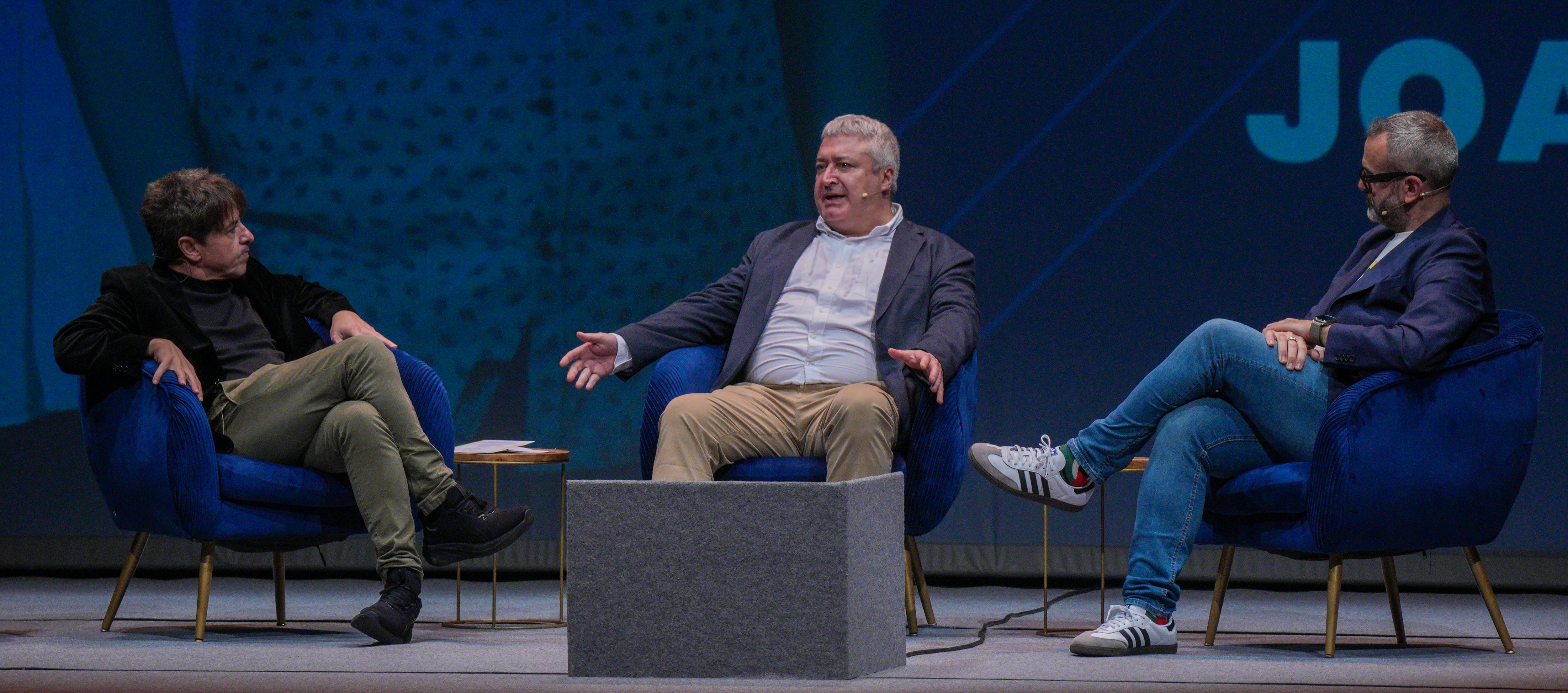 Juan Carlos Ortega, Joaquín Díaz y Fermín Mier.