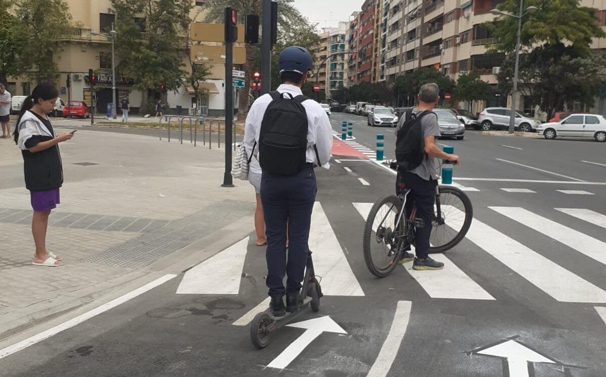 Nuevo carril bici de Archiduque Carlos