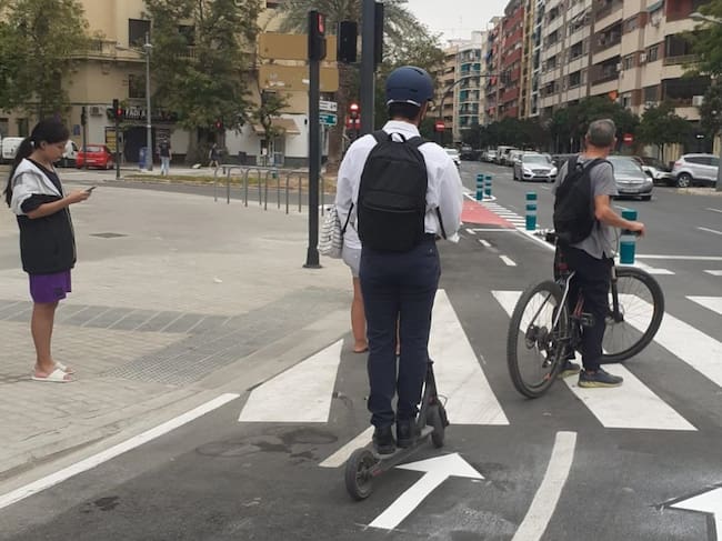Nuevo carril bici de Archiduque Carlos