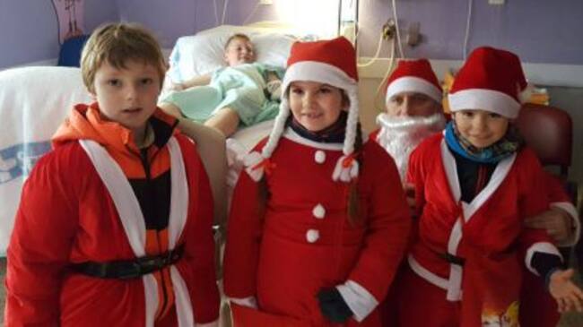 Los más pequeños del motoclub también se implicaron