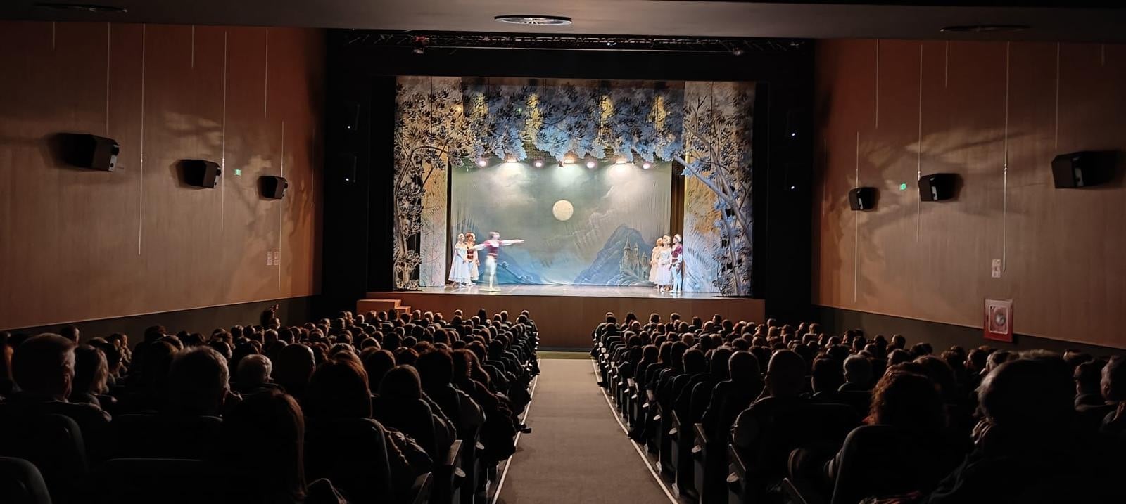 Representación del Lago de los Cisnes en el cine de Fraga