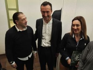 Jesús Pareja, Carlos González y Mª Carmen Guillén