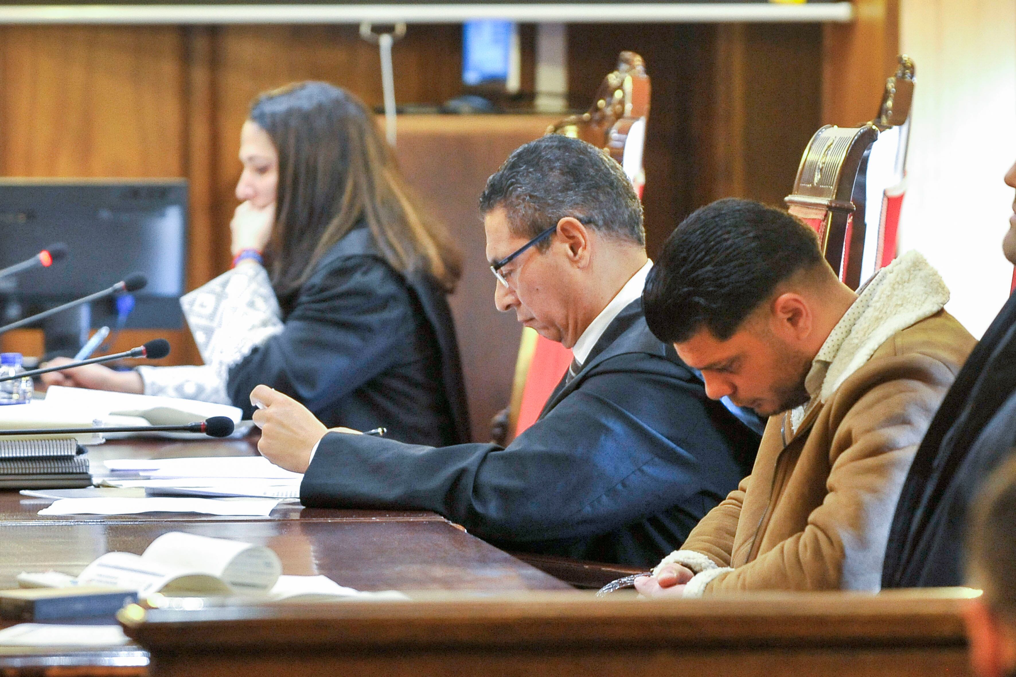 ALBACETE (ESPAÑA), 19/01/2026.- El juicio contra el acusado (d) de matar a su mujer en 2022 en Córdoba, para el que la Fiscalía pide 25 años de prisión, ha comenzado este lunes en la Audiencia Provincial de Albacete con la elección del jurado popular y con la intervención inicial de las partes. EFE/ Manu / POOL