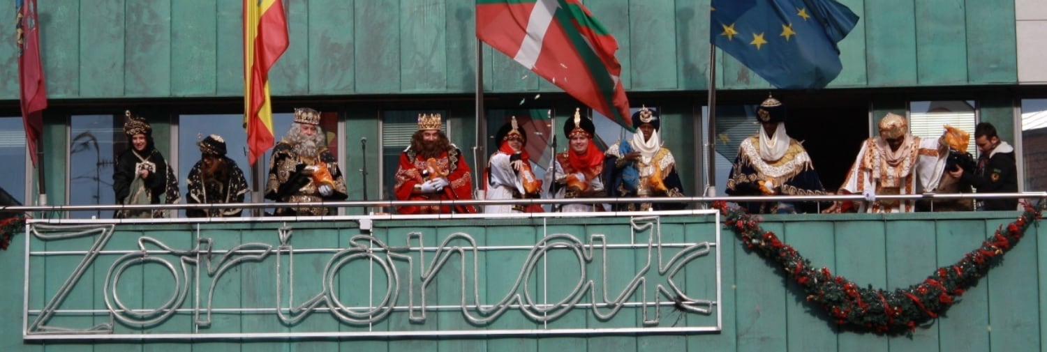 Los Reyes Magos visitan Barakaldo