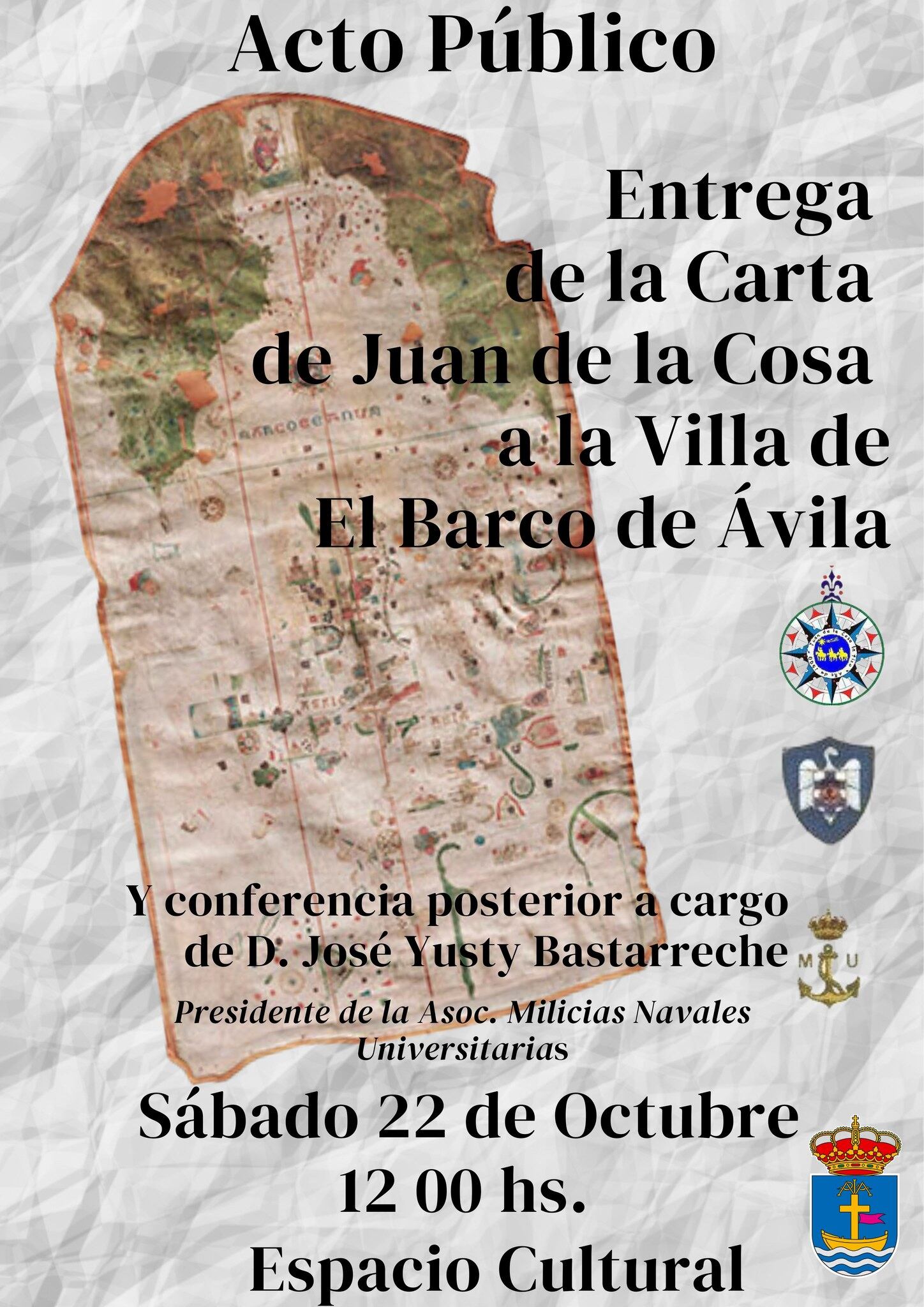 Acto de entrega en El Barco de Ávila