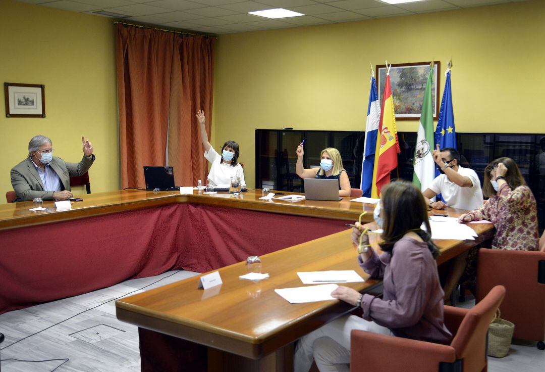 Sesión plenaria en el Ayuntamiento de Jerez