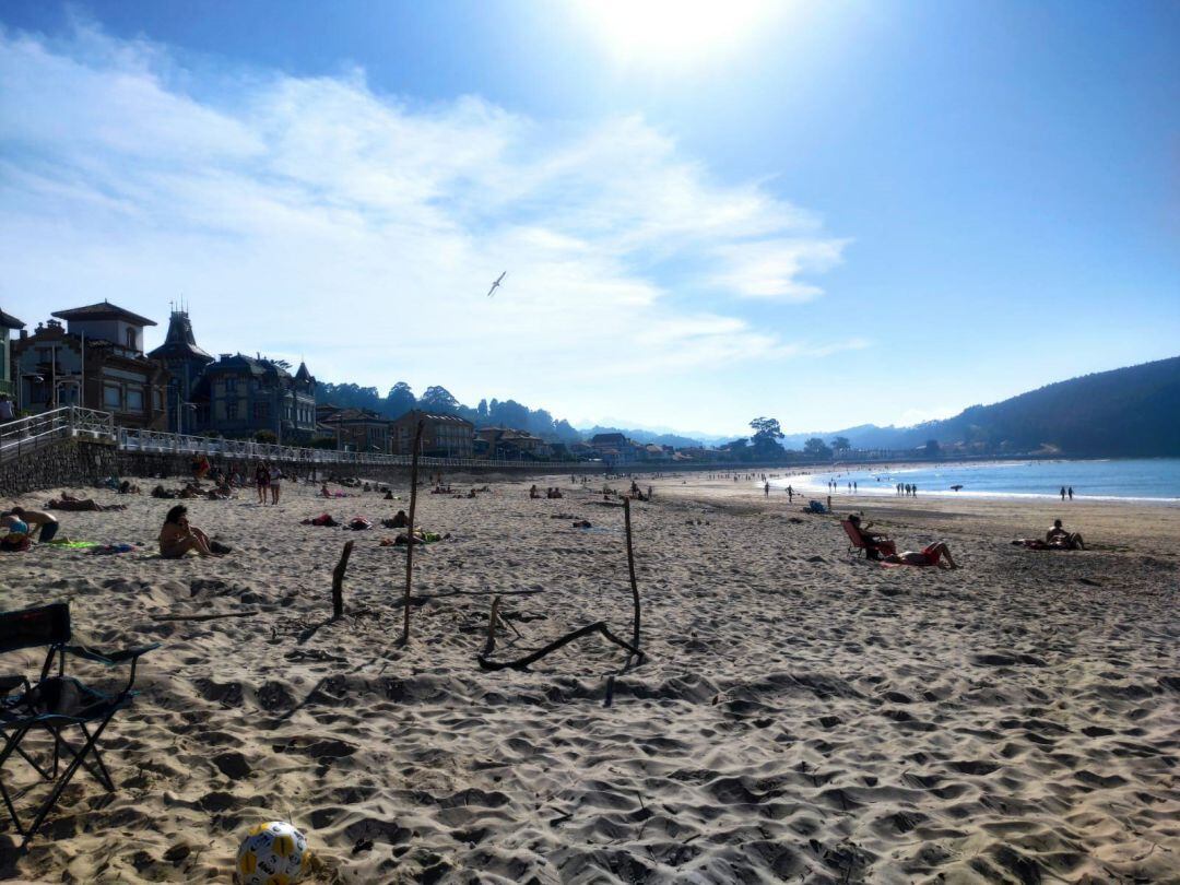 Playa de Ribadesella, Asturias.