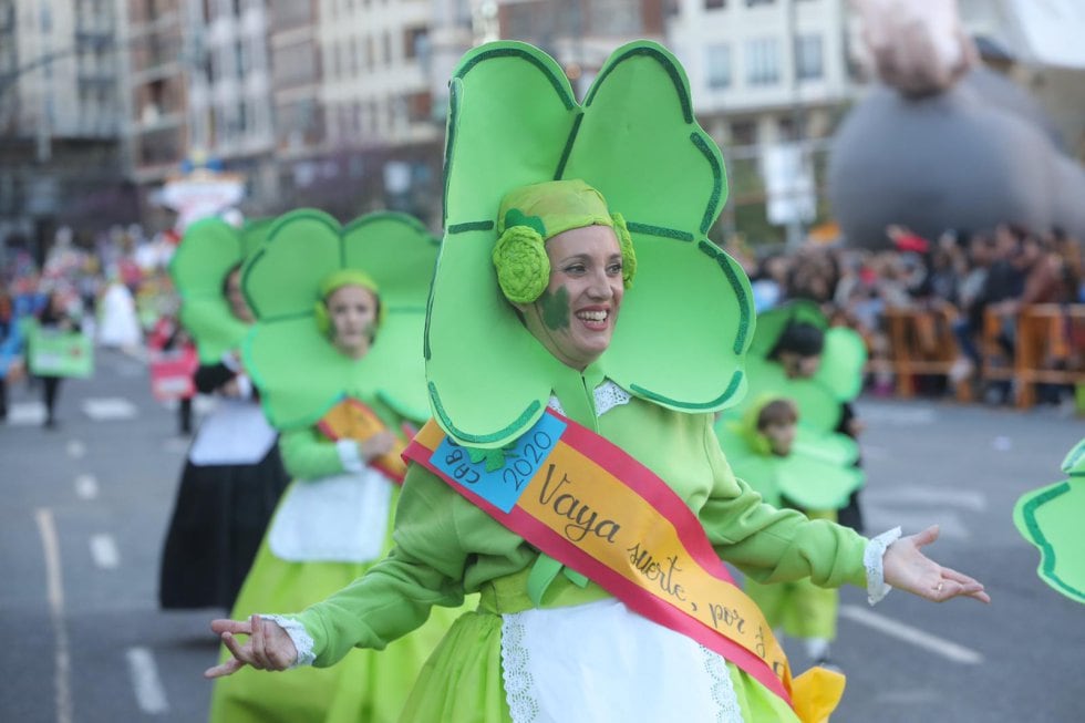 Imágenes de la Cabalgata del Ninot que se celebró en 2020. La última antes de la pandemia.