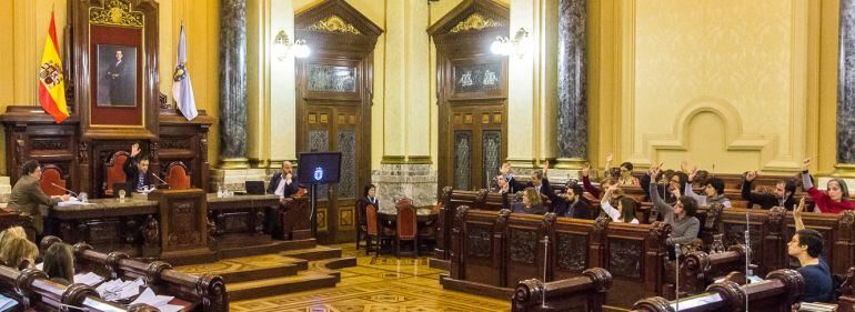 Pleno Municipal, votación