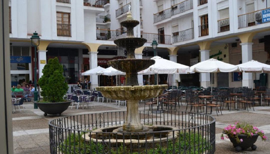 Bares en la plaza Neda de Algeciras.