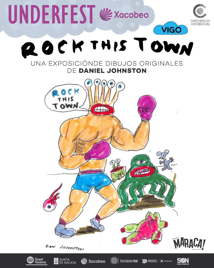 Exposición de originales de Daniel Johnston en el Underfest de Vigo