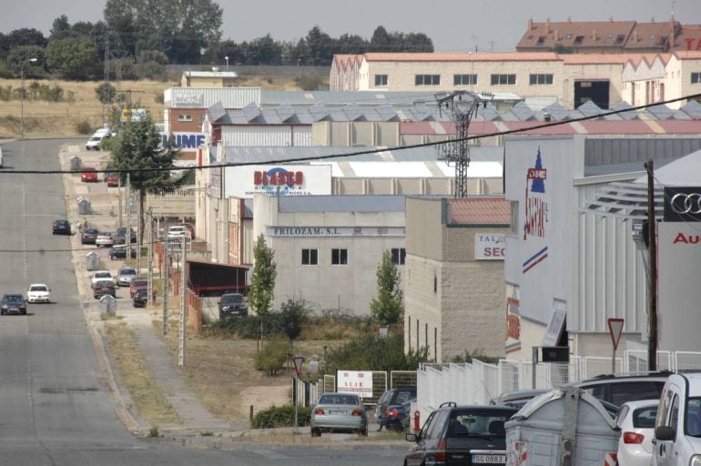 Imagen de archivo de un polígono industrial.