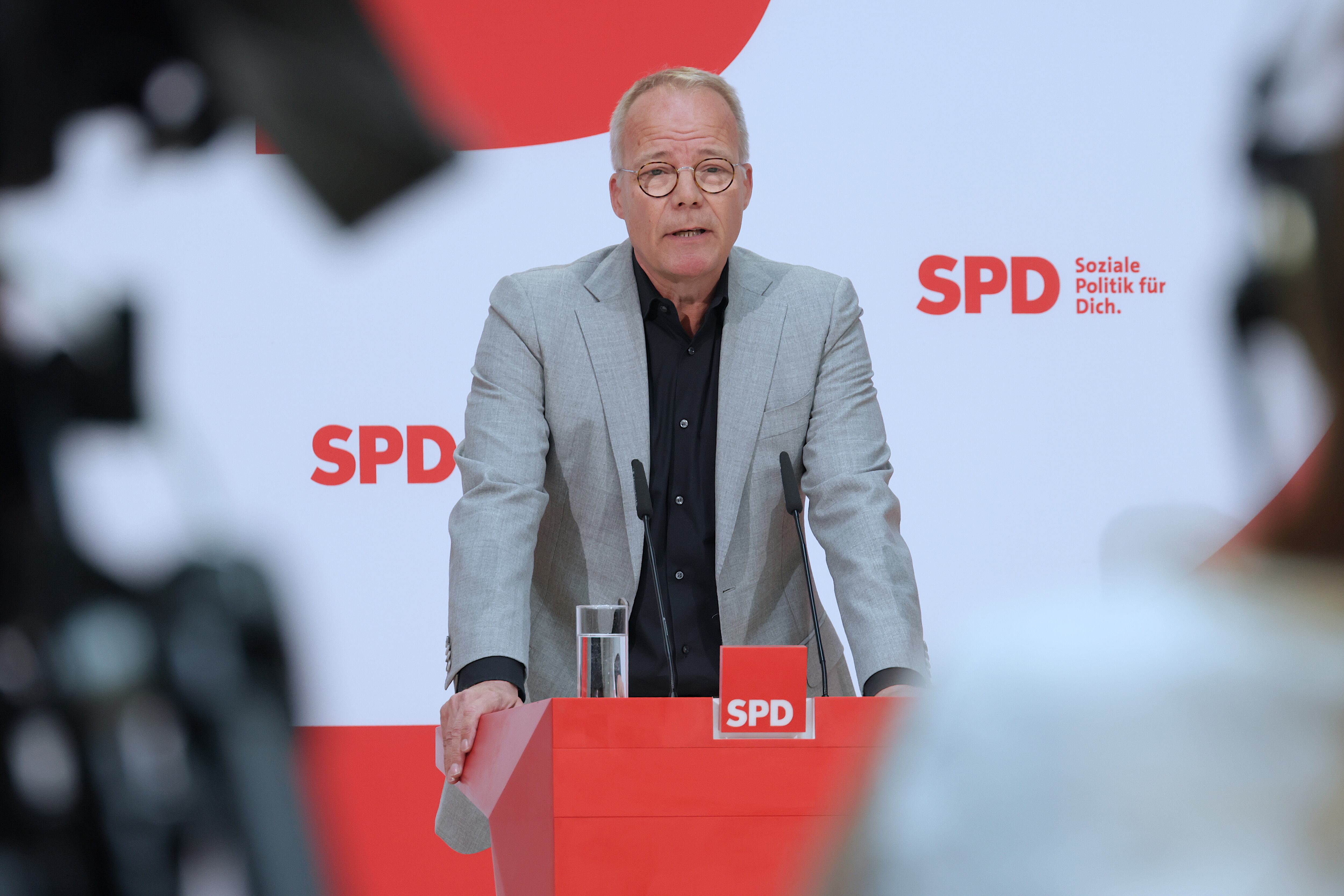 El SPD apoya la gran coalición.  (Alemania) EFE/EPA/HANNIBAL HANSCHKE