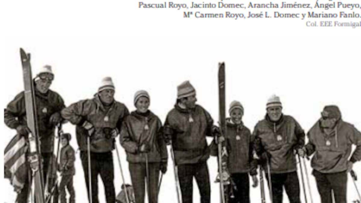 La Escuela de Esquí de Formigal celebra 60 años de sus primeros "demostradores", pioneros de la nieve en el Pirineo aragonés Sociedad